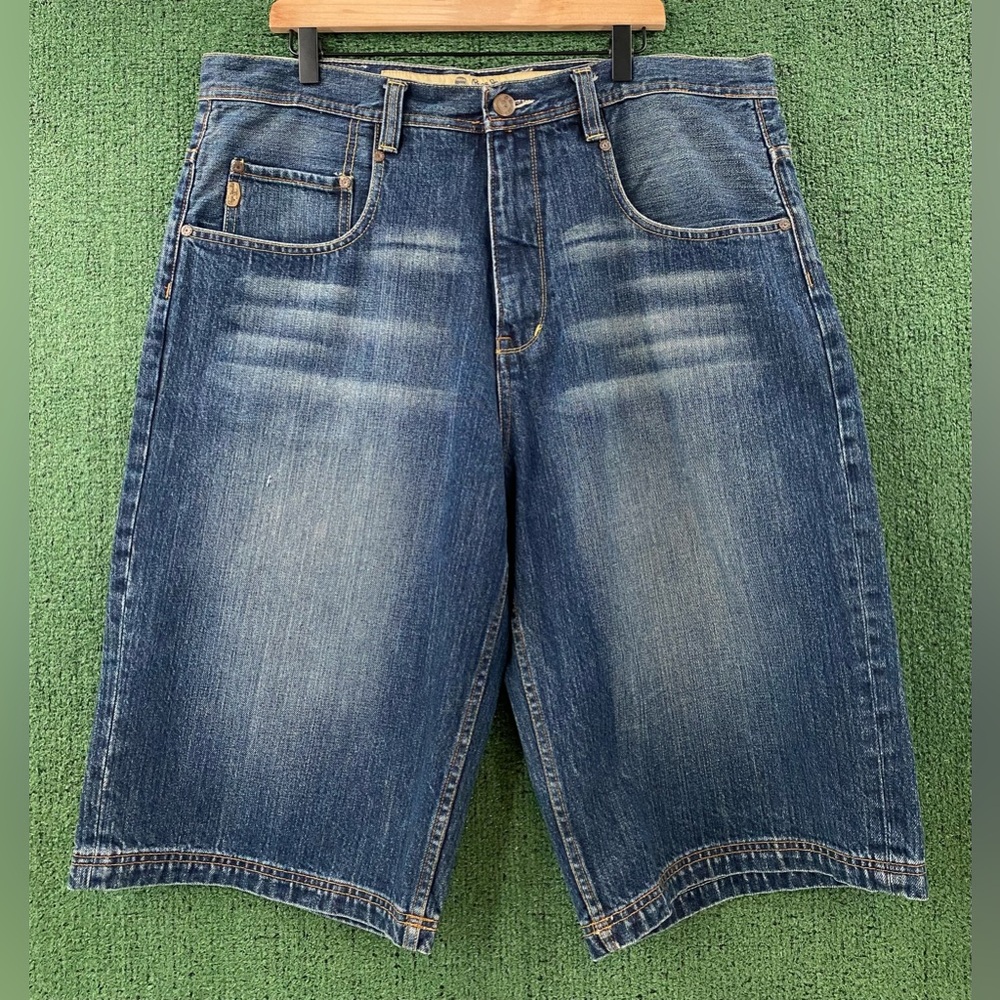 Vintage Y2K Pepe Jeans Logo Baggy Denim Jean Shorts Jorts Men’s Size 39